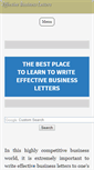 Mobile Screenshot of effective-business-letters.com